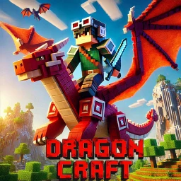 Значок DRAGON CRAFT: Survival World
